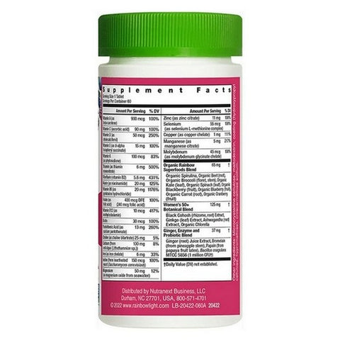 Rainbow Light, Women's One 50+ Daily Multivitamin, 60 Tabs