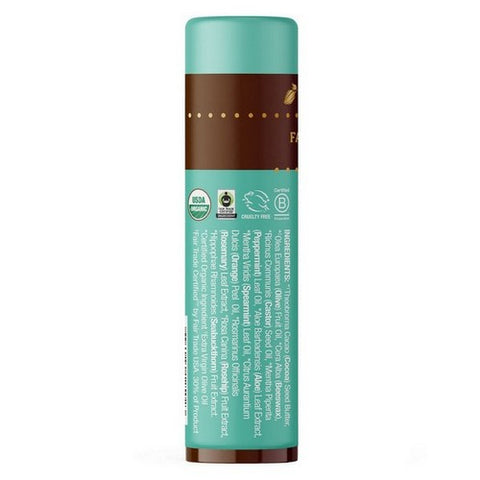 Badger Balm, Cocoa Butter Lip Balm Cool Mint, .25 Oz