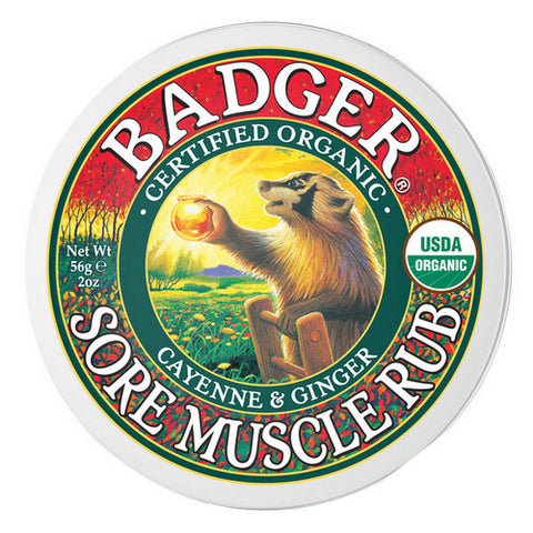 Badger Balm, Sore Muscle Rub, 2 Oz