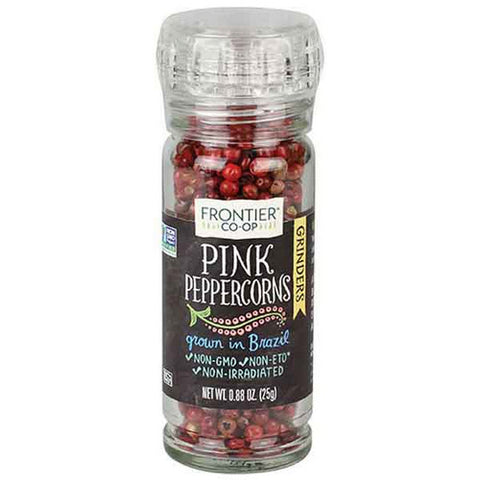 Frontier Coop, Pink Peppercorns with Grinder, 0.88 Oz