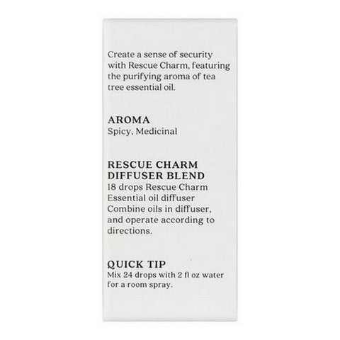 Aura Cacia, Rescue Charm Essential Oil Blend Boxed, 0.5 Oz