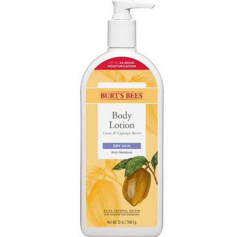 Burts Bees, Cocoa And Cupuacu Butters Body Lotion, 12 Oz
