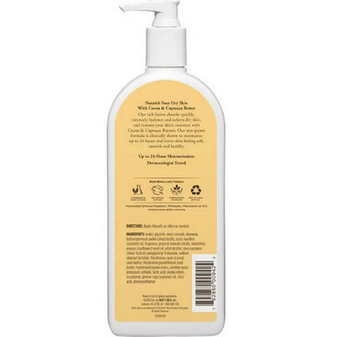 Burts Bees, Cocoa And Cupuacu Butters Body Lotion, 12 Oz