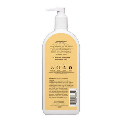 Burts Bees, Body Lotion Milk And Honey, 12 Oz