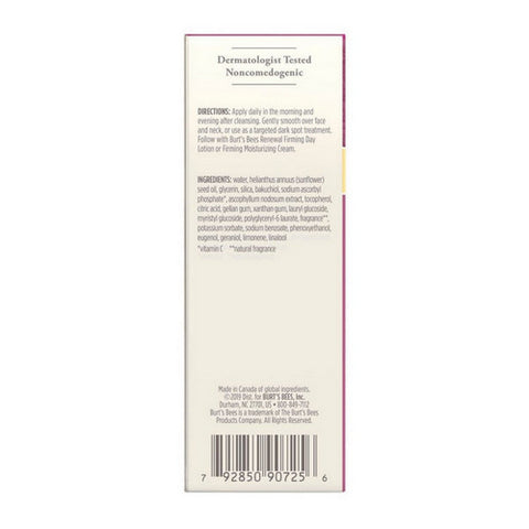 Burts Bees, Dark Spot Corrector, 1 Oz
