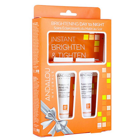 Andalou Naturals, Brightening Day to Night, 1 Kit