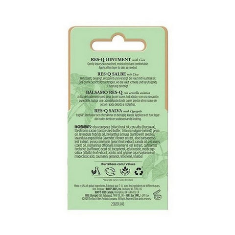 Burts Bees, Res Q Ointment Tin In Blister Box, 0.60 Oz