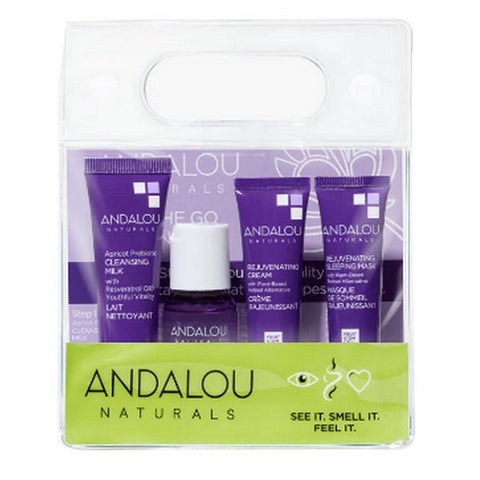 Andalou Naturals, On The Go Essentials The Age Defying Routine, 4 Count