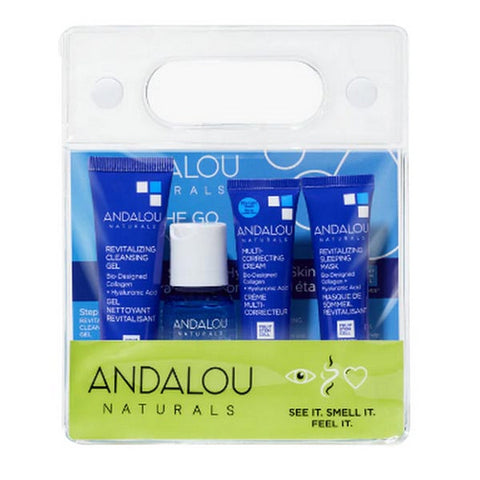 Andalou Naturals, On The Go Essentials The Deep Hydration Routine, 4 Count