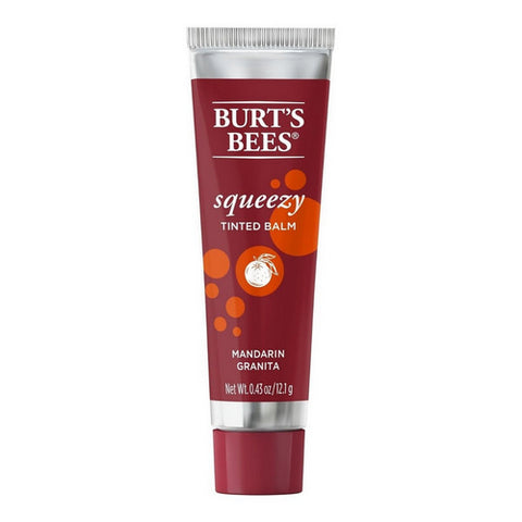 Burts Bees, Squeezy Tinted Lip Balm Mandarin Granita, 0.43 Oz