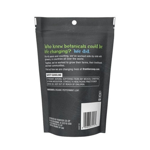 Frontier Coop, Organic Peppermint Leaf, 2.05 Oz