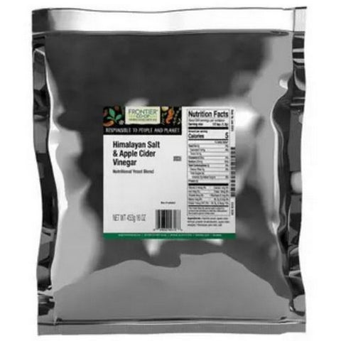 Frontier Coop, Frontier Co-op Himalayan Salt & Apple Cider Vinegar Nutritional Yeast Blend, 1 Lb