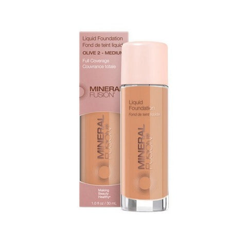 Mineral Fusion, Olive 2 Medium Liquid Foundation, 1 Oz