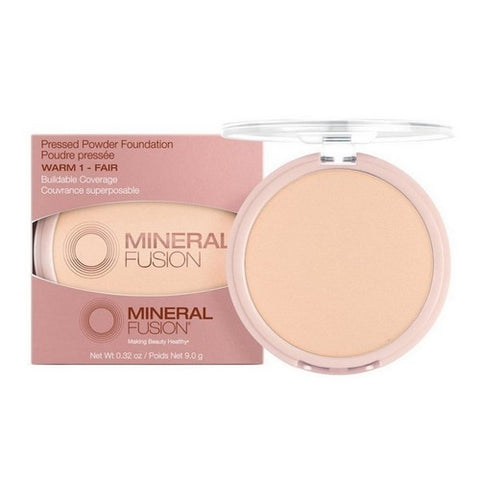 Mineral Fusion, Warm 1 Fair Pressed Powder Foundation, 0.32 Oz