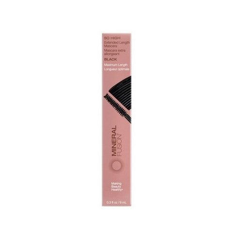 Mineral Fusion, Black SO High Extended Length Mascara, 0.3 Oz