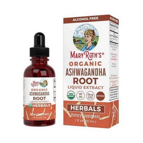 MaryRuth's, Organic Ashwagandha Herbal Blend Liquid Drops, 1 Oz