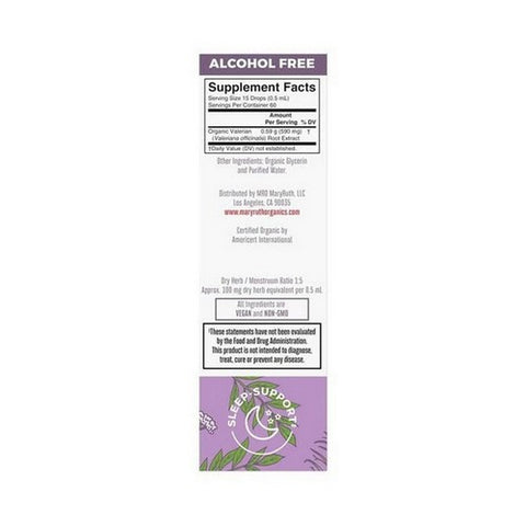 MaryRuth's, Organic Valerian Liquid Drops, 1 Oz