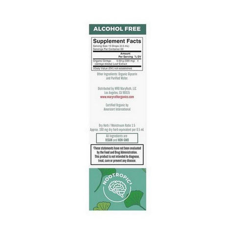 MaryRuth's, Organic Ginkgo Leaf Liquid Drops, 1 Oz