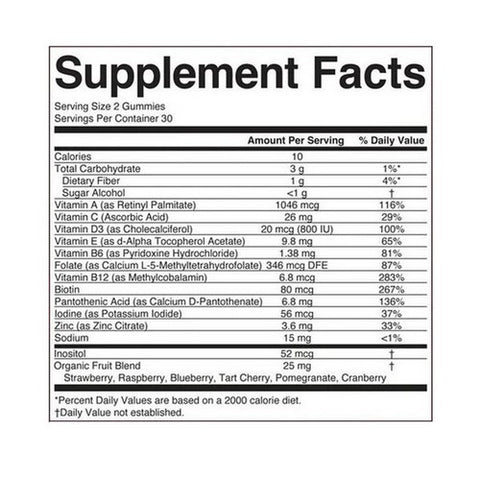 MaryRuth's, Womens Multivitamin Gummies, 60 Count