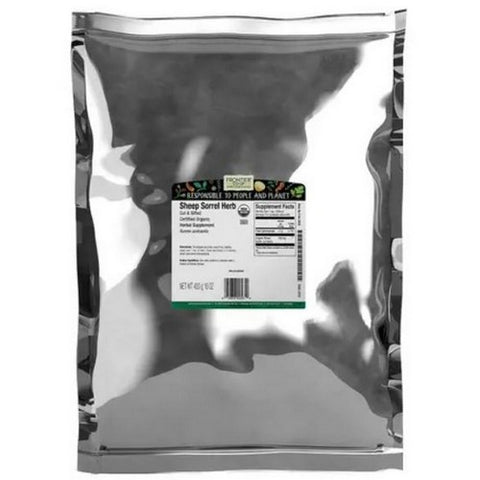 Frontier Coop, Organic Sheep Sorrel Herb Cut & Sifted, 1 Lb