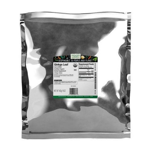 Frontier Coop, Organic Ginkgo Leaf Cut & Sifted, 1 Lb