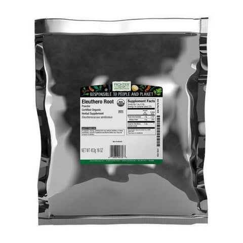 Frontier Coop, Organic Eleuthero Root Powder, 1 Lb