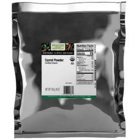 Frontier Coop, Organic Carrot Powder, 1 Lb