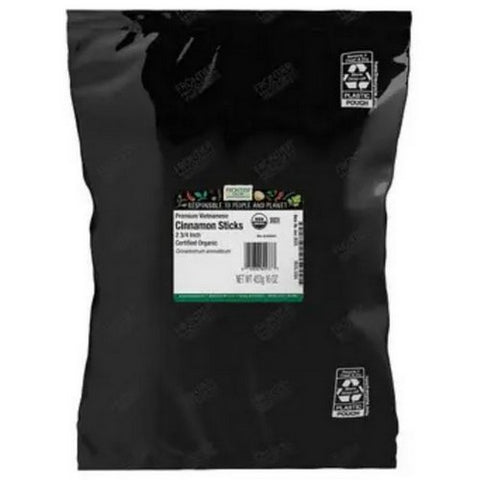 Organic Vietnamese Cinnamon Sticks 2.75" 1 Lb by Frontier Coop