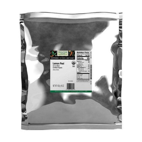 Frontier Coop, Organic Lemon Peel Cut & Sifted, 1 Lb