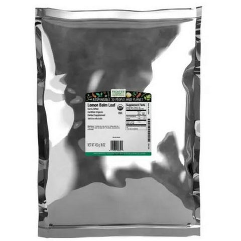 Frontier Coop, Organic Lemon Balm Leaf Cut & Sifted, 1 Lb