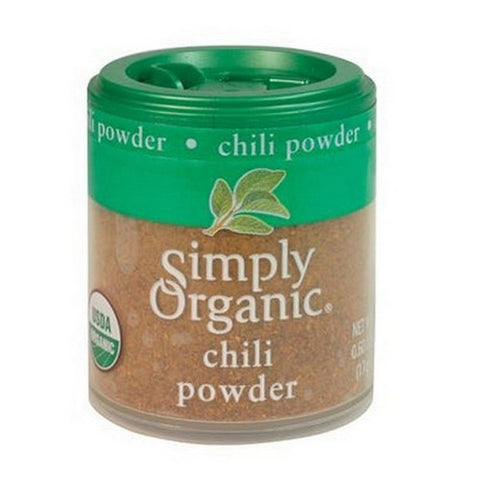 Simply Organic, Chili Powder, 0.60 Oz