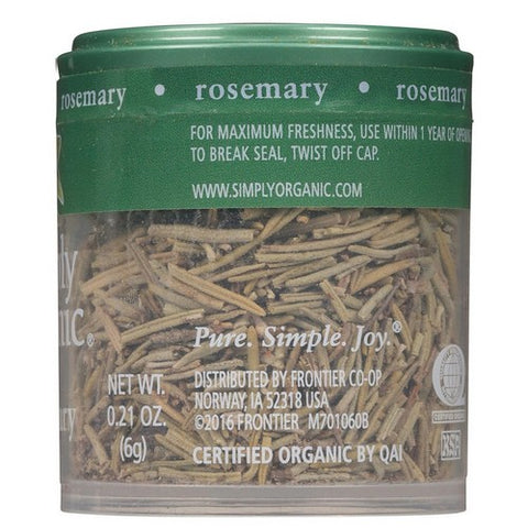 Simply Organic, Rosemary Leaf, 0.21 Oz