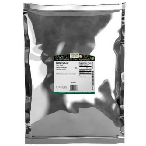 Frontier Coop, Bilberry Leaf Cut & Sifted, 1 Lb