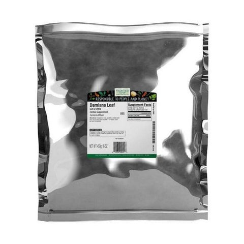 Frontier Coop, Damiana Leaf Cut & Sifted, 1 Lb