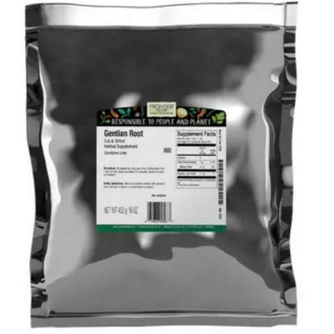 Frontier Coop, Gentian Root Cut & Sifted, 1 Lb