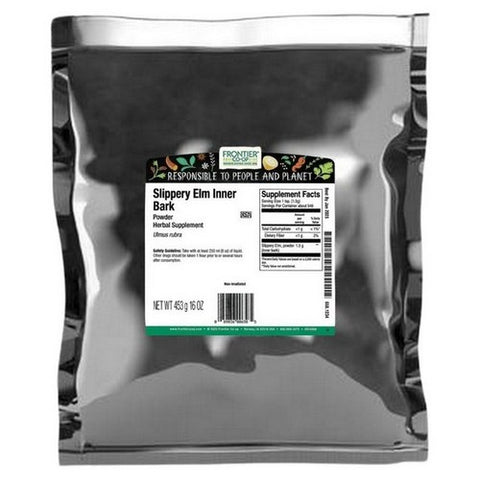 Frontier Coop, Slippery Elm Inner Bark Powder, 1 Lb