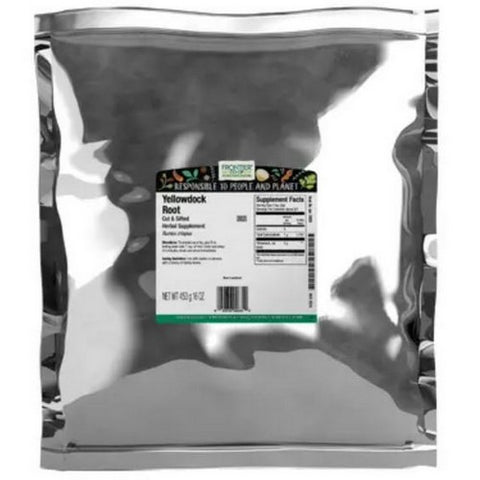 Frontier Coop, Yellowdock Root Cut & Sifted, 1 Lb