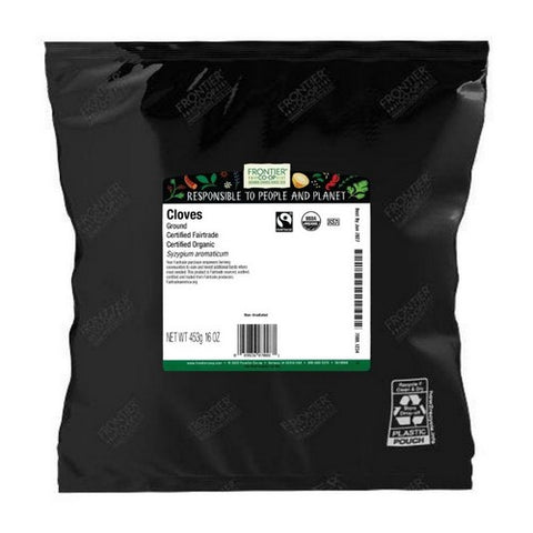 Frontier Coop, Cloves Ground Organic Fair Trade, 1 Lb
