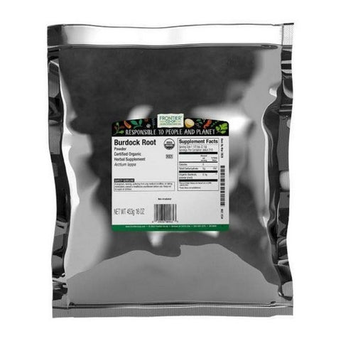 Frontier Coop, Organic Burdock Root Powder, 1 Lb