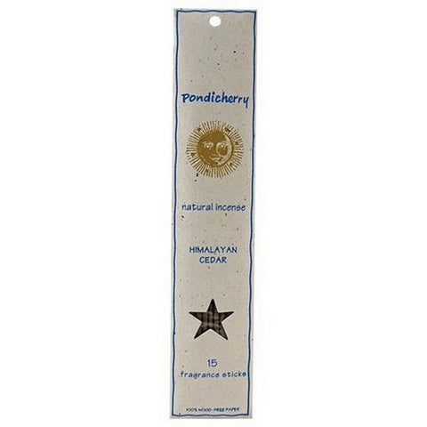 Pondicherry Natural Incense, Himalayan Cedar Incense Sticks, 15 Count