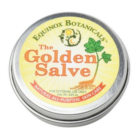 Equinox Botanicals, The Golden Healing Salve With Propolis, 0.25 Oz