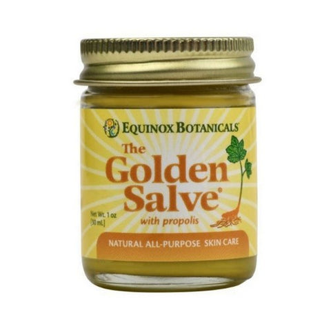 Equinox Botanicals, The Golden Healing Salve With Propolis, 1 Oz