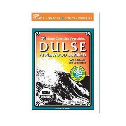 Maine Cost Sea Vegetables, Applewood Smoked Dulse Leaf, 2 Oz
