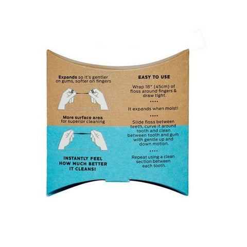 Dr. Tungs Products, Vegan Activated Charcoal Floss, 30 Count