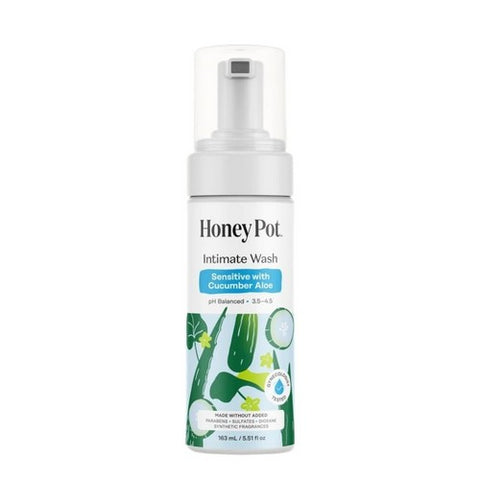 The Honey Pot, Cucumber Aloe Foaming Wash, 5.51 Oz