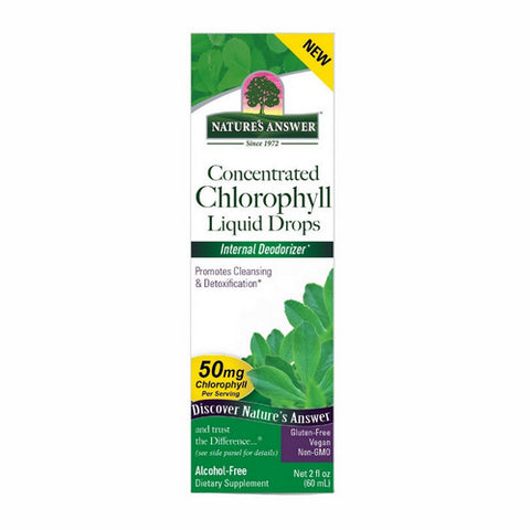 Nature's Answer, Chlorophyll Concentrated Liquid Drops, 2 Oz