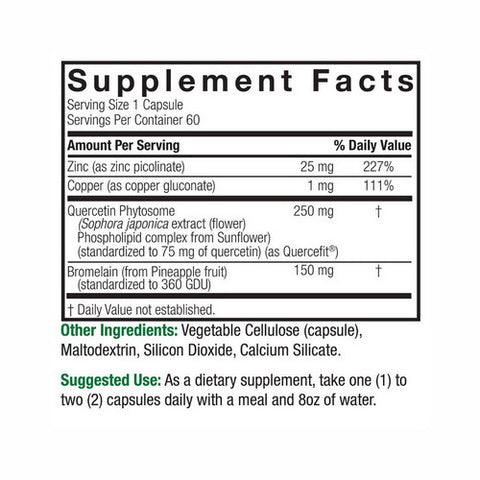 Nature's Answer, Quercetin Blend, 60 Caps