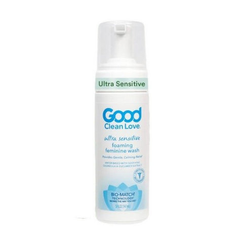 Good Clean Love, Ultra Sensitive Foaming Feminine Wash, 5 Oz