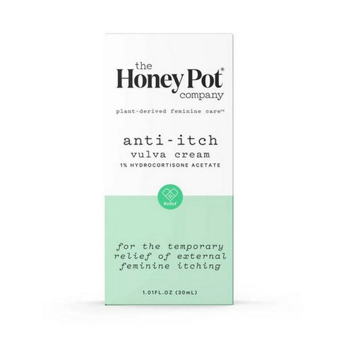 The Honey Pot, Anti Itch Vulva Cream, 1 Oz