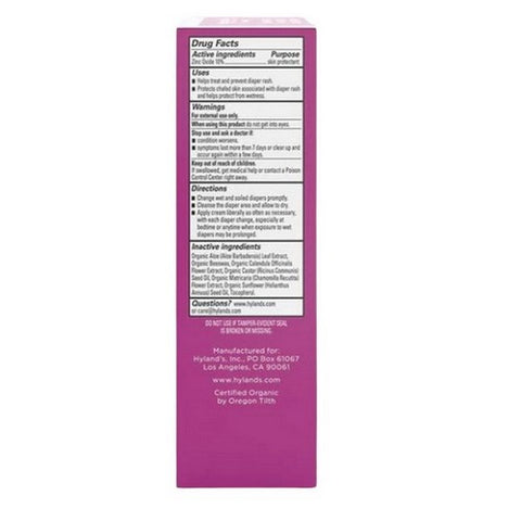 Hylands, Baby Diaper Rash Cream, 3 Oz